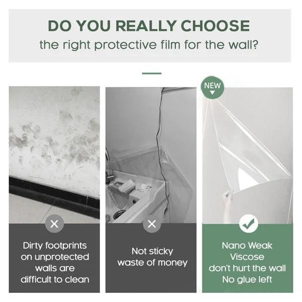 Transparent Electrostatic Wall Protection Film Buy 1 Get 1 Free