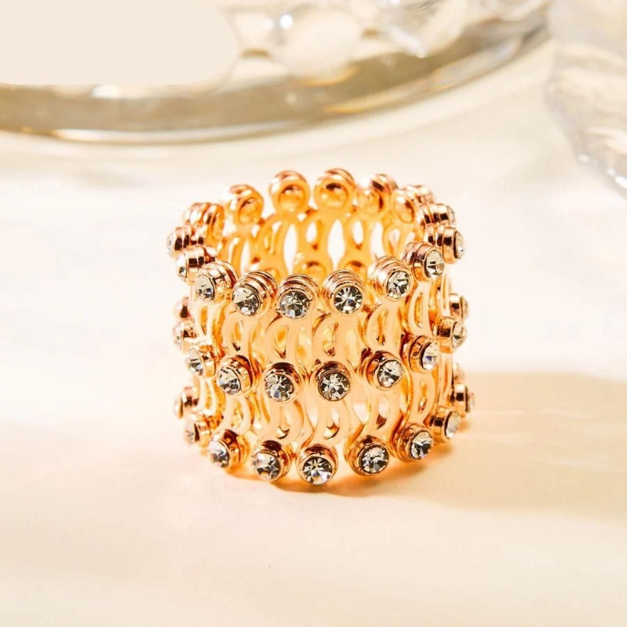 Stretchable 2 In 1 Ring Cum Bracelet